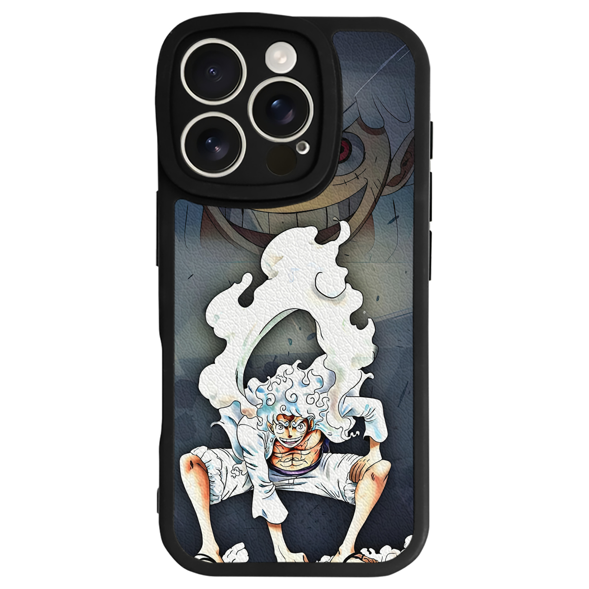 （画像用） ワンピース ONE PIECE 【iPhone 16シリーズ対応】シリコンスマホケース（レザー調） 材質：シリコン
